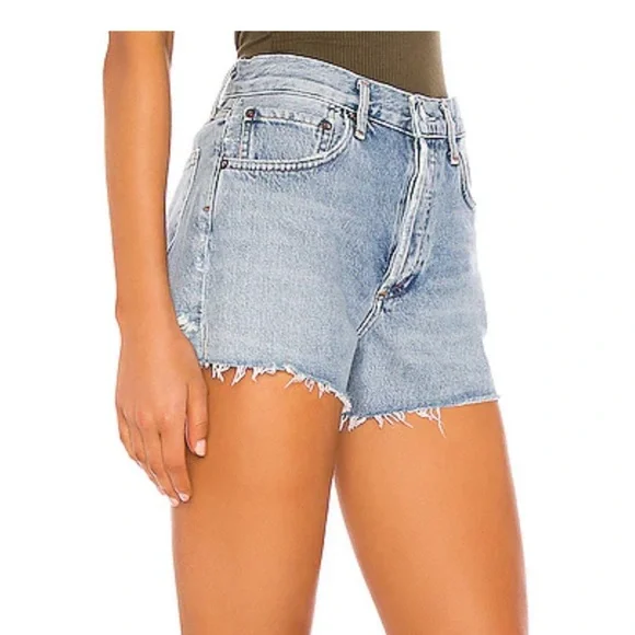 AGOLDE Parker Vintage Cut Off Short in Riptide Size 26 Women